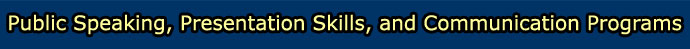 Publix Speaking, Presentation Skills, and Communication Programs